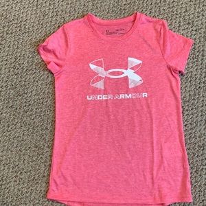 Girls Under Armour Drifit Tee Sz M